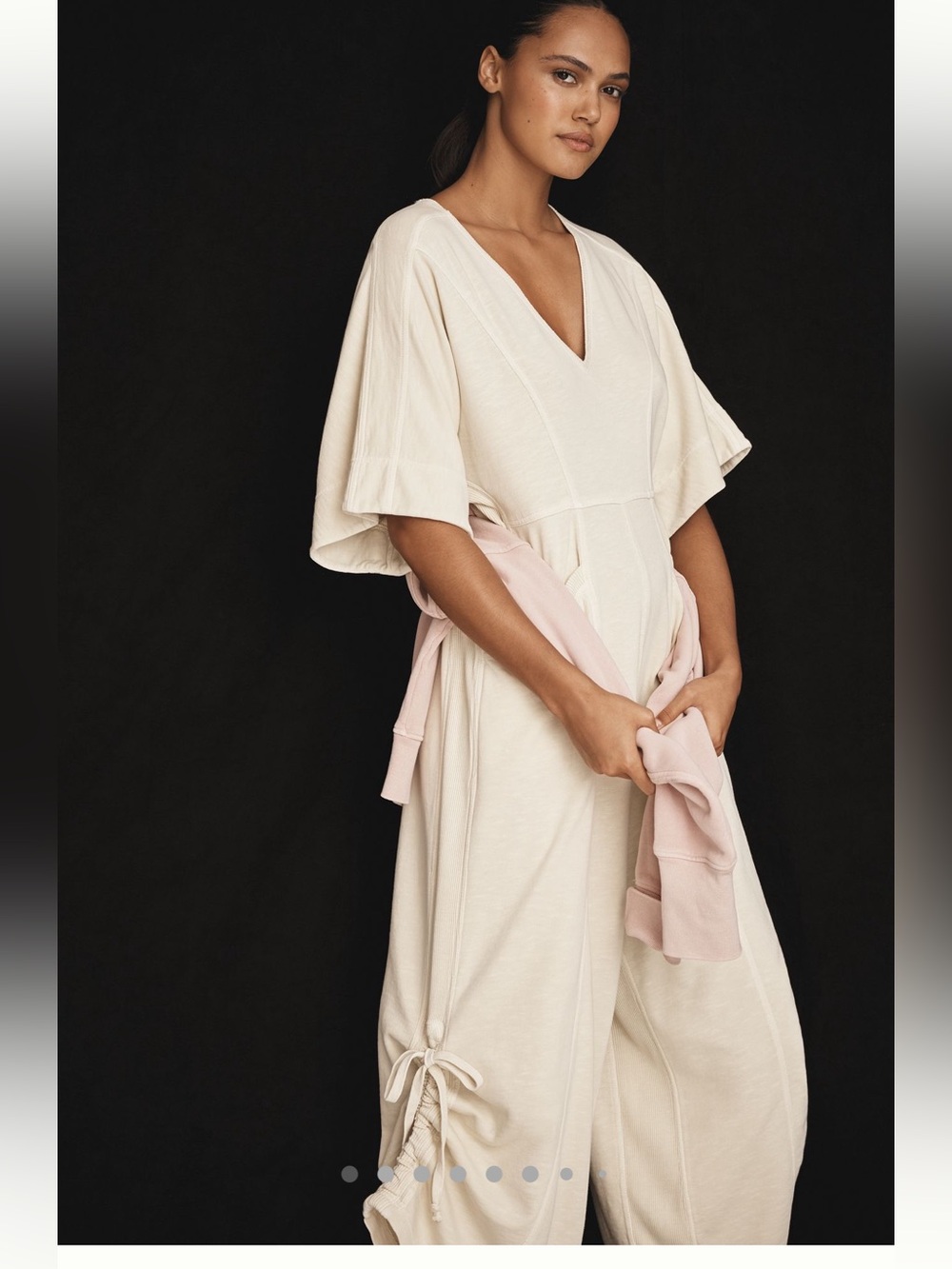 Daily Practice by Anthropologie Horizon Wide-Leg Jumpsuit: Short-Sleeve Edition